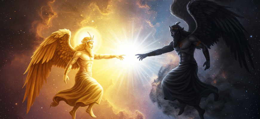 Zoroastrian Cosmology The Battle of Light and Dark in Creation